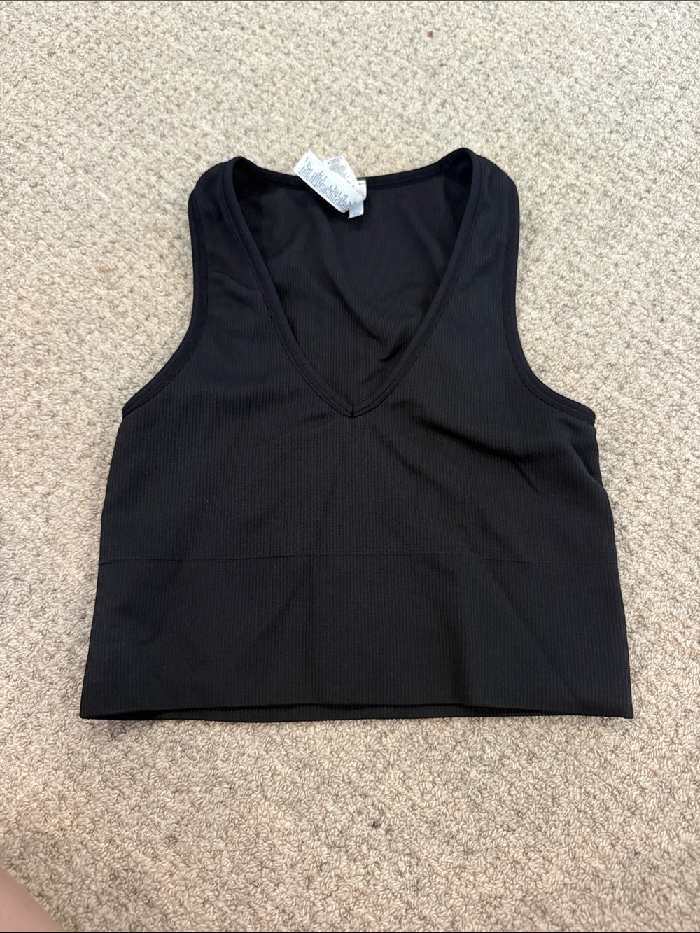 Athleta Aurora Cropped Rib Tank
